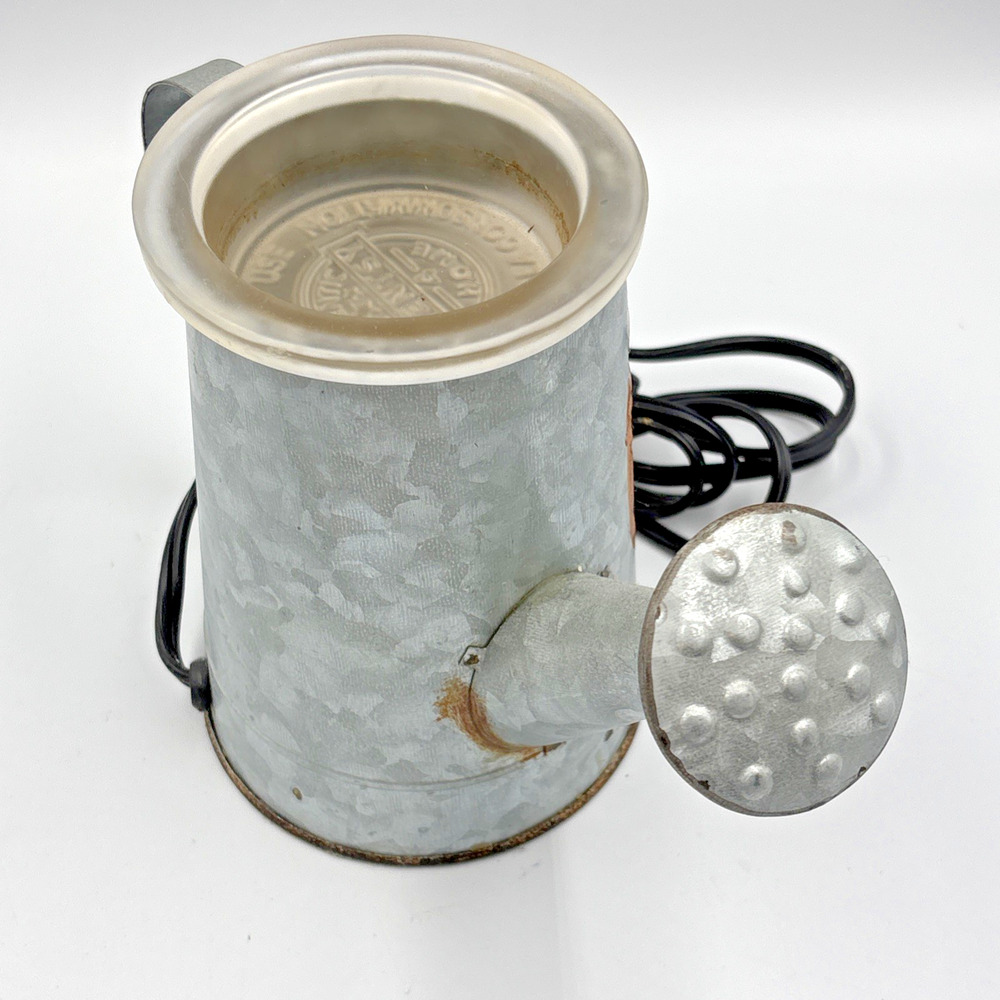 Scentsy Wax Warmer Melt Rustic Garden Watering Can Full Size Warmer - Picture 6 of 8